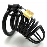 Ridem Tiger Black Male Chastity Device by BDStyle Male Chastity